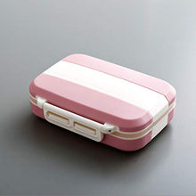 Portapillole Pillole di imballaggio pillola Organizzatore domestici di imballaggio portatile Una settimana di grande capienza Carry-on Sealed Medicina Storage Box Pill Box Armadietti farmacia