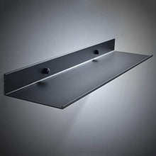 Yardwe Mensole da Bagno a Parete per Il Bagno Nero Porta Sapone per Doccia Scaffale da Cucina Scaffale da Bagno con Caddy Organizer (40cm)