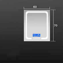 YLiansong-home Armadio da stoccaggio a Parete Bagno Illuminato Governo di Medicina con Lo Specchio e Ripiani in Vetro Regolabili for Incasso o Montaggio Superficiale Appartamento Bagno