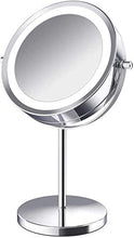 LBWARMB Trucco Specchio con luci Beauty Makeup Mirror Makeup Makeup Light Up Specchio Vanity per Dressing Toeletta Professionale Cosmetico Modo Doppia Fianco Specchio ingrandimento Rotondo