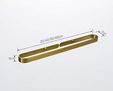 WXXT Portasciugamani da Bagno a Parete,Porta Asciugamani Bagno,portasciugamani da Bagno unipolare,mensola da Bagno,Porta Asciugamani ad Asta,Porta Asciugamani Bagno Adesivo（30cm,40cm,50cm,60cm） d'oro