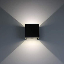 Luci 2-Pack Parete, IP65 Esterni Applique da Parete, Fascio Luminoso Regolabile, per Camera da Letto, Soggiorno, Cucina, Strada,Nero