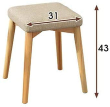 Sedia da Bar Sgabello Sedia Poggiapiedi Divano Sgabello Sgabello Basso può Essere Lavato e Lavato Possono Essere impilati Piazza Sgabello Moderno Minimalista di Legno Solido Piccola Sedia QAF1015