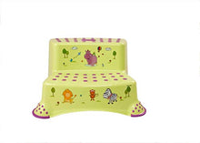 H-ei Toilette Piedistallo Sgabello Bambino Toilette Bagno Toilette Tozzo Sgabello Sgabello Scaletta Sgabello Antiscivolo 40 * 37 * 21 cm (Color : Green)