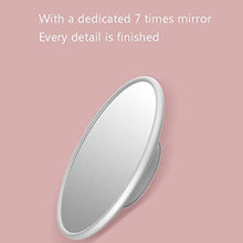 Specchio cosmetico, specchio da trucco illuminato a tre ante, touch screen e specchio ingranditore 3X / 2X / 1X, specchio per il trucco da tavolo con due modalità di alimentazione, specchio cosmetico