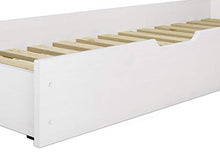 Erst-Holz Cassettone Letto Bianco per I Nostri Letti a Castello 80x190 in Pino 90.10-S17W