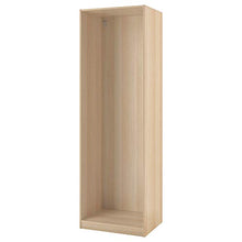 PAX telaio armadio 75x58x236 bianco effetto rovere tinto