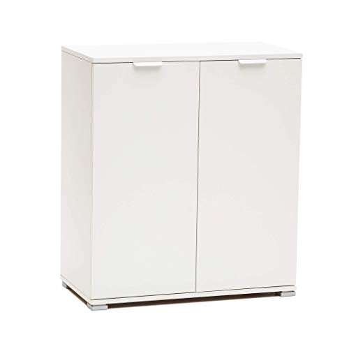 Armadietto mobiletto assemblato per bagno camera da letto (Bianco, cm 75 x 38 x 85 h)