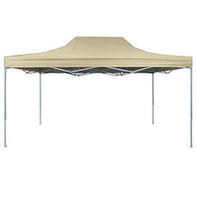 vidaXL Tenda Pieghevole Pop-up 3x4,5 m da Giardino Crema Tendone Gazebo Party