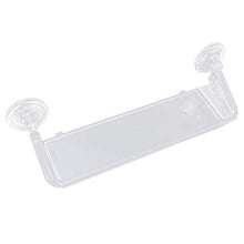 Yardwe Trasparente Mensola da bagno con ventosa Scaffale da muro con doccia non forato (42,8 x 12 x11cm)