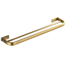 Flybath Portasciugamani da Parete Doppio Ottone Porta Asciugamani da Bagno Montaggio a Parete, 57 cm Bronzo Spazzolato