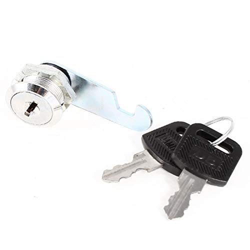 New Lon0167 Cassettiera per In primo piano armadietti efficacia affidabile Cassettiera Cassettiera con serratura a quarto di gir-o. Camma in metallo da 27 mm lungo + 2 tasti(id:be6 0b 95 83f)