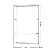 Wuxingqing Armadio portatile, modello semplice, armadio 3D in tessuto non tessuto, pieghevole, armadio piccolo panoramico opzionale, per armadio