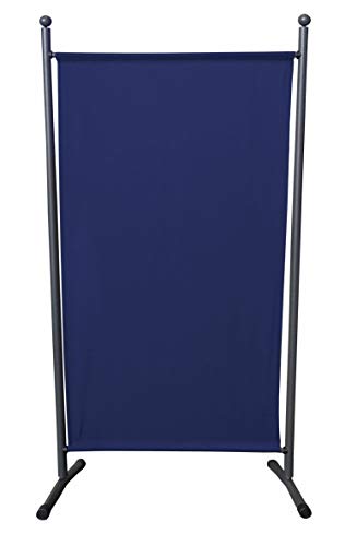 QUICK STAR Paravento da Giardino 180 x 78 cm Divisorio in Tessuto Balcone Protezione della Privacy Blu