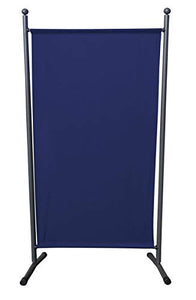 QUICK STAR Paravento da Giardino 180 x 78 cm Divisorio in Tessuto Balcone Protezione della Privacy Blu