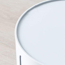 UWY Comodino con 3 cassetti - Comodino per mobili da comodino, comodino per casa, accessori per camera da letto, ufficio, dormitorio universitario, struttura in acciaio, bianco