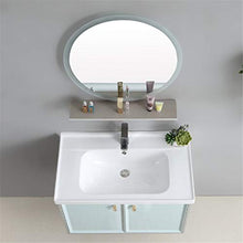 ZoSiP Set di Mobiletti Specchio e Lavabo Cabinet per bagni in Ceramica del Bacino del Bagno del Bacino del Bacino del Bacino del Bagno (Color : Gray, Size : 48x81x53cm)