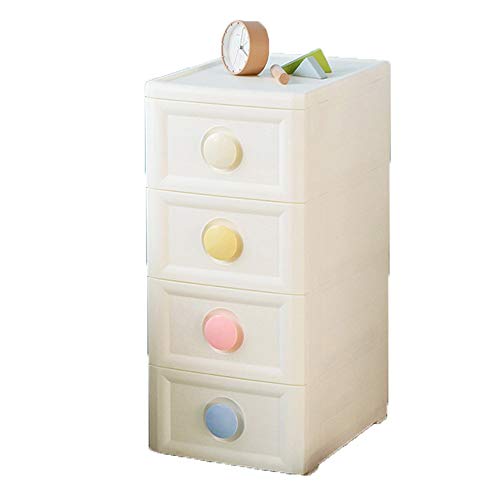 Armadio a cassetti Camera da Letto Armadietto Arma Ripiani Simple Home Bagno Piccolo Spazio Locker Plastica Tipo cassetto Salva Spazio Mobili da Armadio (Color : White, Size : 30x40x83.5cm)