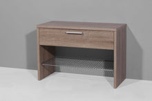 Germania AZ 3027-167-Sgabello/scarpiera, 76 x 53 x 35 cm, in Rovere Scuro Decor