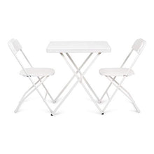 Newstorm 50011001119721 – Set Tavolo in Acciaio e Due sedie Pieghevoli Aruba