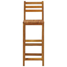 Tidyard Set 4 pz Sedie da Bar Alte in Legno Massello Acacia con Schienale,Sedie da Cucina Alte con Schienale in Legno Massello,Sedie Alte,Sbagelli da Bar Alti in Legno Massello 42x36x110 cm