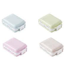 BIGBOBA.Portapillole Multilayer Scatola per Pillole Mini PortaPillole Settimanale Scatola Porta Pillole Piccolo per Vitamine Pillole 4
