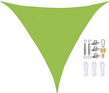 Triangolo Ombreggiante,Tendalino Parasole Con Kit Di Fissaggio A Fune,Tettoia Per Tenda Da Sole Impermeabile Anti-UV,Per Patio Esterno Giardino Prato Pergola Decking,C,2.4 * 2.4 * 2.4m