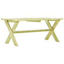 Festnight Panchina da Giardino 170 cm in Legno di Pino FSC Impregnato