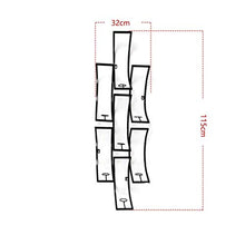 Wine Rack Bottle Holder Storage Rack vino del supporto della cremagliera del vino rosso Rack Ferro battuto Hangery Bar decorazioni bottiglia del vino rosso mensola creativa Lattice Wall Hanging Ferro