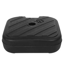 Oumefar Portaombrelli Quadrato Portatile Base per ombrellone Riempito con Sabbia d'Acqua Base per ombrellone da Spiaggia da Giardino Base di Supporto per ombrellone con Manico