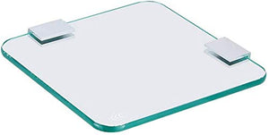UWY Mensola per Doccia Moderna in Vetro per Bagno, Supporto per Organizer a Parete, Appeso a 1 Strato, Cestino Quadrato antiruggine con qualità Durevole