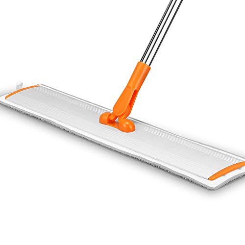 WAMSY Mop Mop Piatto Strumento per La Pulizia del Mop per   Pavimenti in Lega di Alluminio di Alta qualit Asta in Acciaio Inossidabile