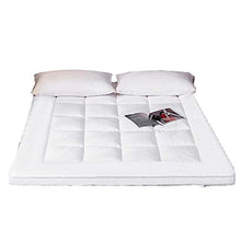 Futon Tradizionale Giapponese, Materasso Futon Soft Materassino Antiscivolo per Letto Caldo E Spesso Materasso Pieghevole Tatami Traspirante per Soggiorno Camera da Letto,Bianca,90 * 200CM