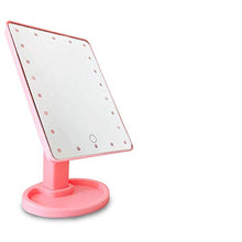 UYZ Specchio per Il Trucco Desktop LED Touch Screen Luce di riempimento per Desktop Specchio per medicazione Quadrato Princess Specchio Specchio Portatile Pieghevole Portatile