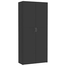 FAMIROSA Armadietto Grigio 80x35,5x180 cm in Truciolato