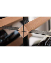 JL Wine Rack, Tavolo Vino cremagliera di Esposizione, Legno 4 Bottiglie 2-Tier Vino Espositore for controsoffitto casa Cucina Dispensa, Free Standing Vino Bagagli, Rack Tavolo Wine Rack