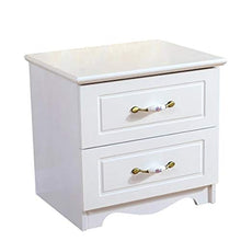 Comodini Comodino bianco semplice vernice Verniciatura europea semplice moderna moderna armadietto camera da letto Assemblaggio multifunzionale Comodino Comodino multiuso Fatto per durare per camera d