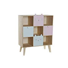 Dekodonia Cassettiera, Legno, Blu, Universale