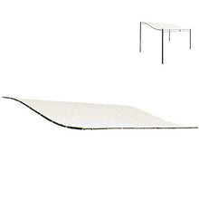 Wdbelm Vela Ombreggiante,Telone Impermeabile per Tetto del Gazebo,Tettoia per Tenda da Giardino Impermeabile in Tela 300D,Telo Ombreggiante,Copertura per Tenda-3X2.6M