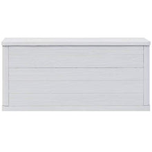 Tidyard Baule in Plastica | 280 L | 117 x 45 x 56 cm | Contenitore per Giocattoli da Esterno Giardino