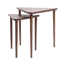 Attrezzatura vivente Tavolino da giardino per nidificazione in salice da esterno Tavolino da caffè triangolare semplice creativo Piccolo supporto per piante multifunzione per balcone Divano da salo