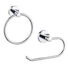 BESTonZON 2 Pezzi Portasciugamani da Bagno in Acciaio Inox Anello Portasciugamani Appeso Portasciugamani Accessori per Il Bagno Supporto da Parete in Stile Quadrato Hotel Moderno