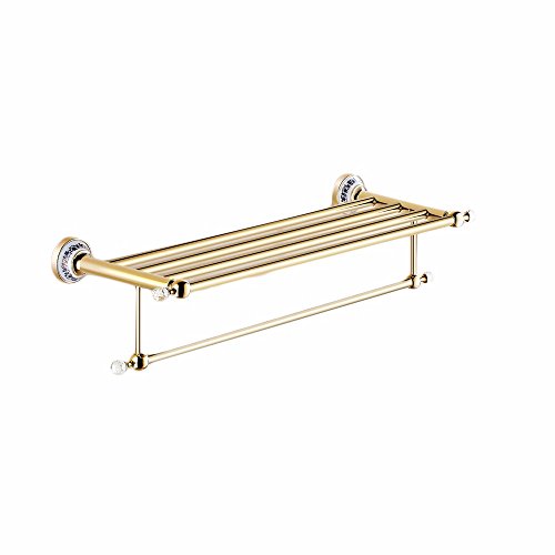 MBYW portasciugamani Moderno Portasciugamani Antico Placcato in Oro Portasciugamani Dorato Portachiavi Europeo con Pendente per Bagno Asciugamano da Bar con Pendente Gratuito 57cm