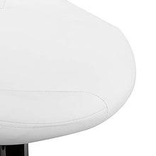 Set di 2 sgabelli per sala da pranzo in similpelle, altezza regolabile, ristorante/bar / girevole, colore: bianco