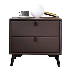 NL Comodini Camera da Letto Tavolo da Notte Moderno con 2 cassetti Laterali tavolino Basso tavolino da caffè tavolino da caffè, Facile da Pulire da Comodino per Soggiorno, Camera da Letto, scrivania