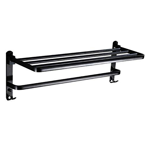 Mensola da bagno, mensola portaoggetti - Bagno Rack angolo a parete doccia Caddy rettangolare Scaffale for le forniture di cucina con partizione portasciugamani da bagno (Dimensioni: 400x205x205mm)