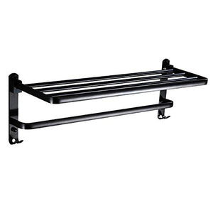 Mensola da bagno, mensola portaoggetti - Bagno Rack angolo a parete doccia Caddy rettangolare Scaffale for le forniture di cucina con partizione portasciugamani da bagno (Dimensioni: 400x205x205mm)
