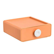 Aosong - Scatola portaoggetti da scrivania innovativa, in plastica, per ufficio, trucco, gioielli, cosmetici, occhiali, strumenti, penne, 21 x 20 x 8 cm