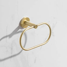 Rishx Portasciugamani Stile Europeo Appeso al Muro Bagno Anello Asciugamano Ottone Antico Bagno appendini Asciugamani Accessori Bagno