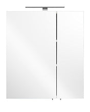 Posseik 5429-76, Armadietto da Bagno con Specchio a 2 Ante, 60 x 68 x 16 cm, Bianco (Weiß)
